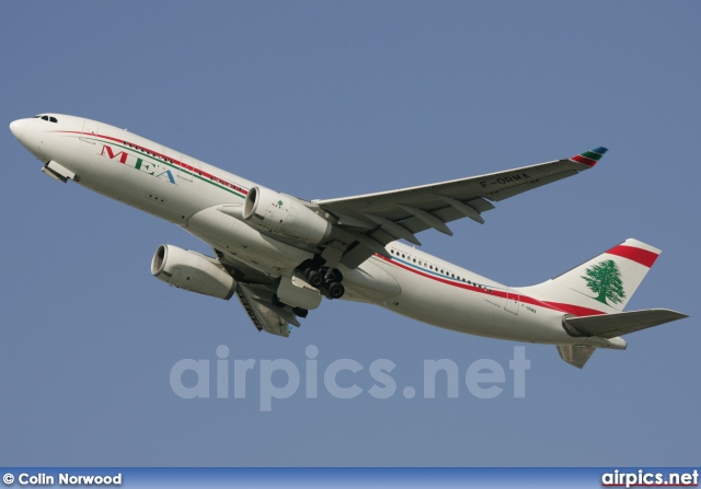 F-ORMA, Airbus A330-200, Middle East Airlines (MEA)