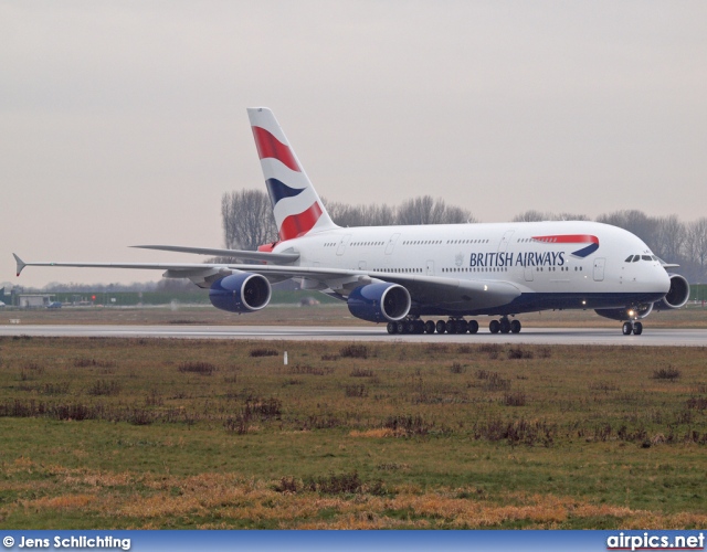 F-WWAK, Airbus A380-800, British Airways