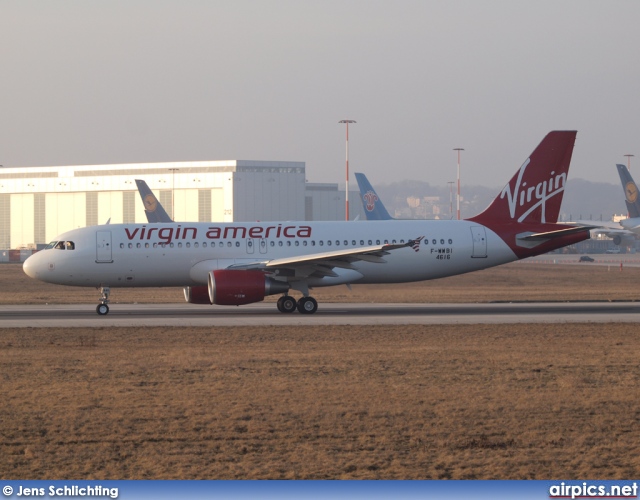 F-WWBI, Airbus A320-200, Virgin America