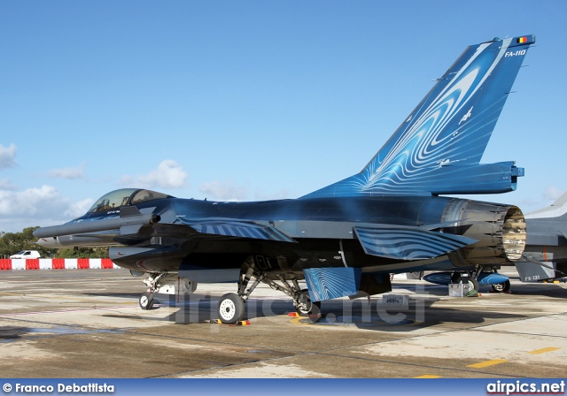 FA110, Lockheed F-16AM Fighting Falcon, Belgian Air Force