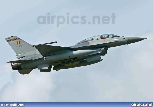 FB-15, Lockheed F-16BM Fighting Falcon, Belgian Air Force