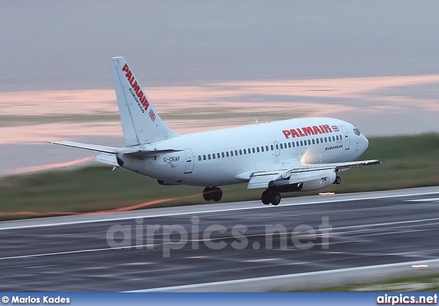 G-CEAF, Boeing 737-200Adv, Palmair