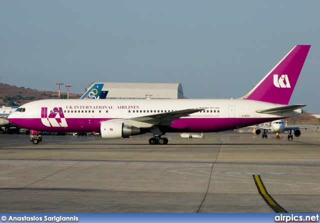 G-CECU, Boeing 767-200, UK International Airlines