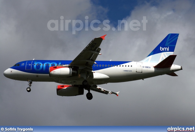 G-DBCA, Airbus A319-100, bmi