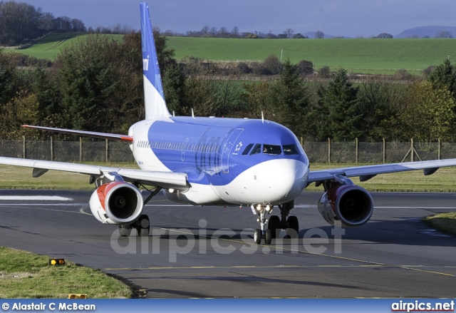 G-DBCD, Airbus A319-100, bmi