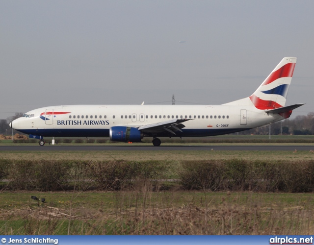 G-DOCF, Boeing 737-400, British Airways