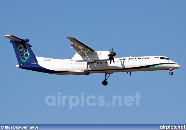 G-ECOF, De Havilland Canada DHC-8-400Q Dash 8, Olympic Air