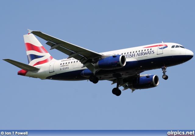 G-EUPD, Airbus A319-100, British Airways