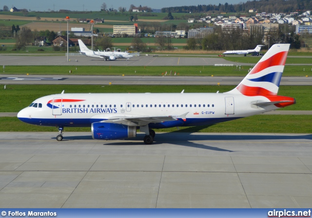 G-EUPW, Airbus A319-100, British Airways