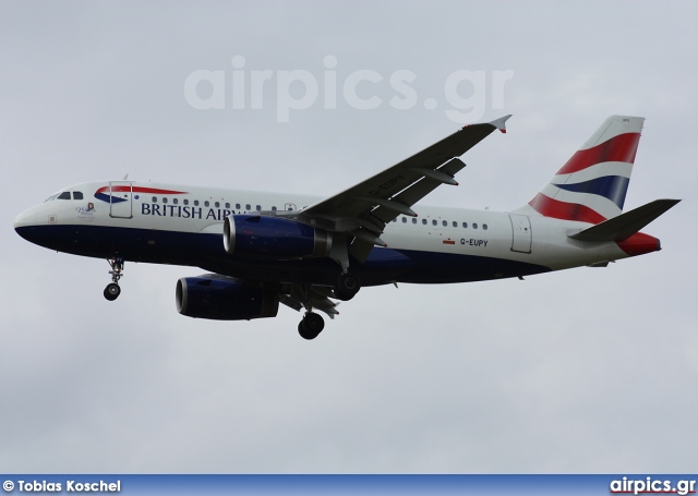 G-EUPY, Airbus A319-100, British Airways