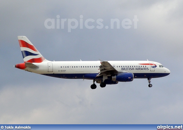 G-EUUF, Airbus A320-200, British Airways