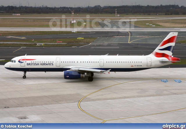 G-EUXM, Airbus A321-200, British Airways