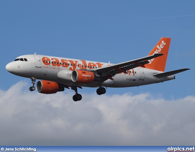 G-EZAI, Airbus A319-100, easyJet