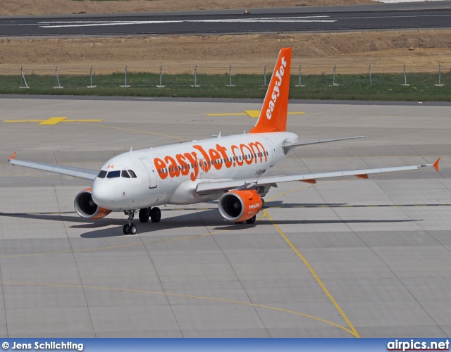 G-EZBA, Airbus A319-100, easyJet