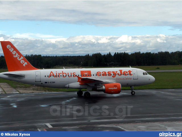 G-EZBR, Airbus A319-100, easyJet