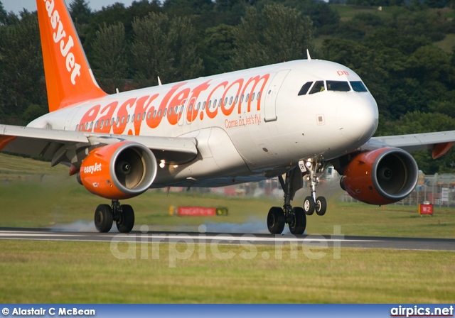 G-EZDB, Airbus A319-100, easyJet