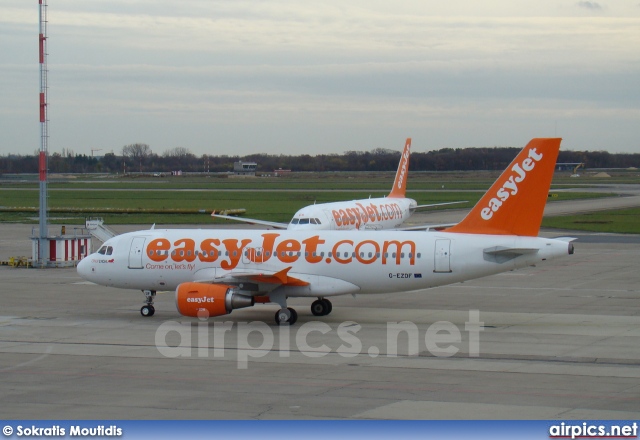 G-EZDF, Airbus A319-100, easyJet