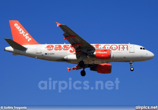 G-EZDU, Airbus A319-100, easyJet