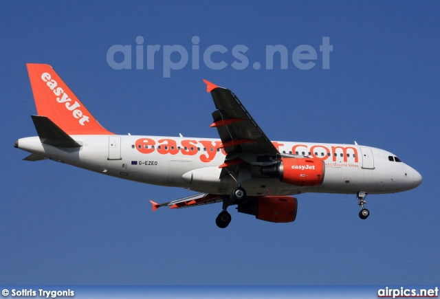 G-EZEO, Airbus A319-100, easyJet