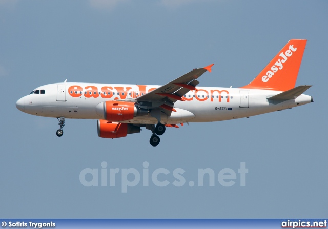 G-EZFI, Airbus A319-100, easyJet