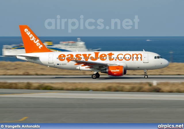 G-EZFP, Airbus A319-100, easyJet