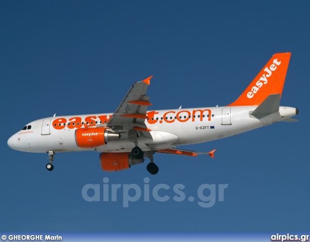 G-EZFT, Airbus A319-100, easyJet