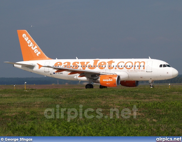 G-EZMS, Airbus A319-100, easyJet