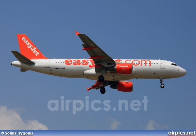 G-EZTK, Airbus A320-200, easyJet