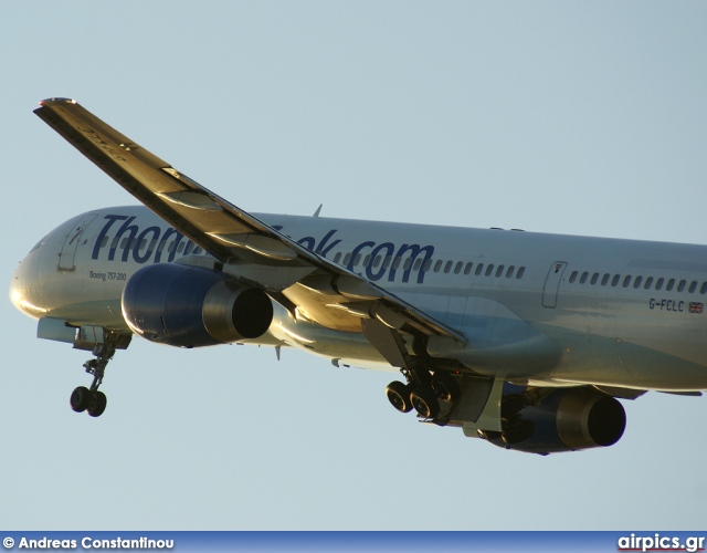 G-FCLC, Boeing 757-200, Thomas Cook Airlines