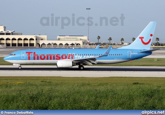 G-FDZF, Boeing 737-800, Thomson Airways