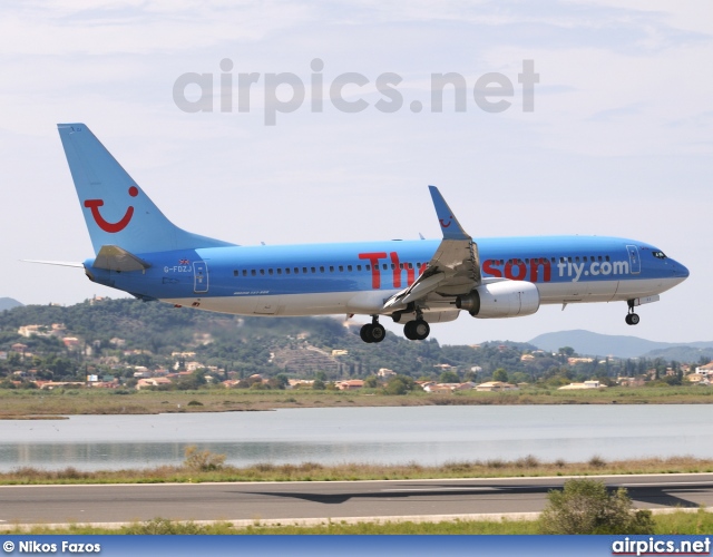 G-FDZJ, Boeing 737-800, Thomsonfly