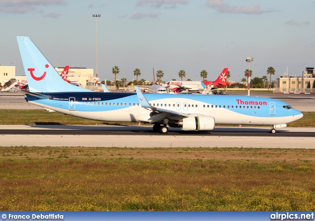 G-FDZX, Boeing 737-800, Thomson Airways