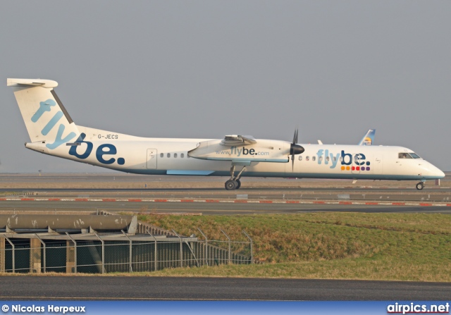 G-JECS, De Havilland Canada DHC-8-400Q Dash 8, flybe.British European