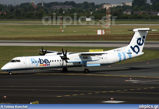 G-JECY, De Havilland Canada DHC-8-400Q Dash 8, flybe.British European