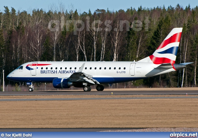 G-LCYD, Embraer ERJ 170-100STD, British Airways