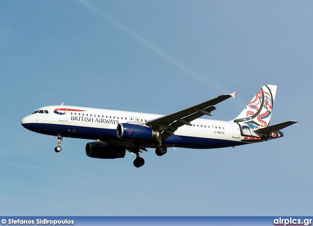 G-MEDA, Airbus A320-200, British Airways