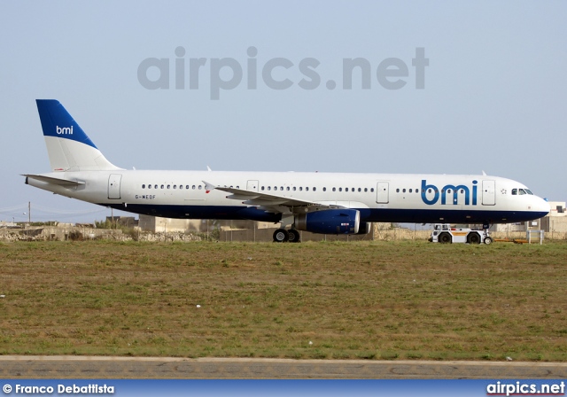 G-MEDF, Airbus A321-200, bmi