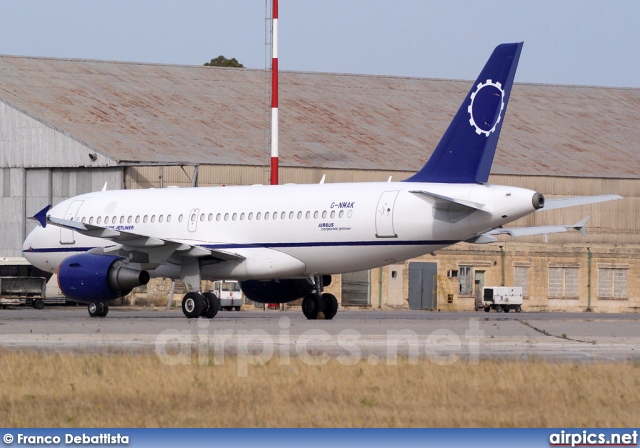 G-NMAK, Airbus A319-100CJ, Twinjet