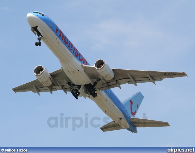 G-OOBI, Boeing 757-200, Thomson Airways