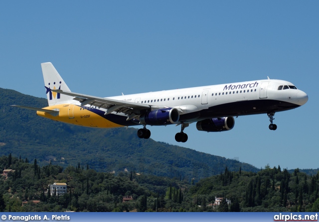 G-OZBF, Airbus A321-200, Monarch Airlines