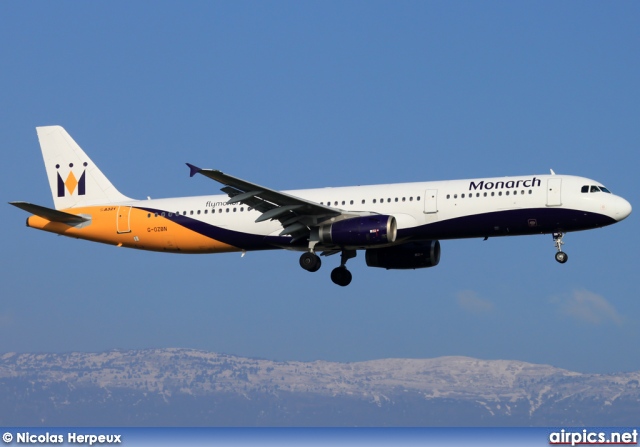 G-OZBN, Airbus A321-200, Monarch Airlines