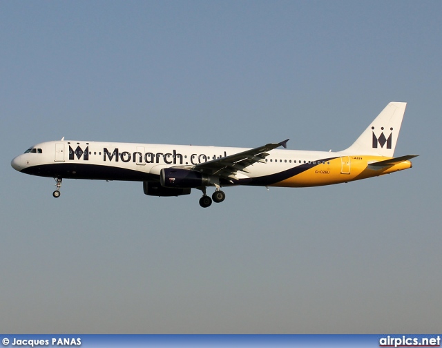 G-OZBU, Airbus A321-200, Monarch Airlines