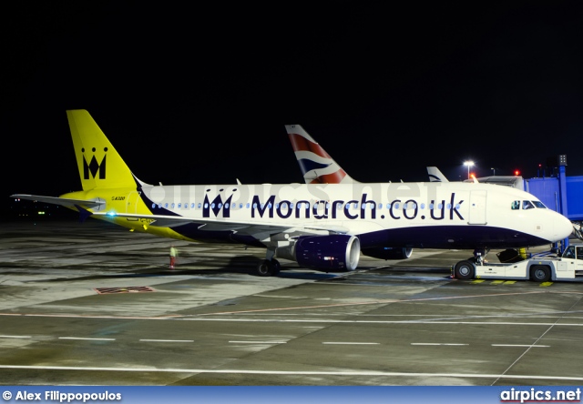 G-OZBW, Airbus A320-200, Monarch Airlines