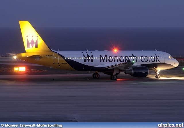 G-OZBX, Airbus A320-200, Monarch Airlines
