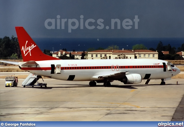 G-UKLB, Boeing 737-400, Virgin Atlantic