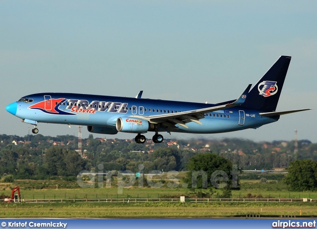 HA-LKE, Boeing 737-800, Travel Service (Hungary)