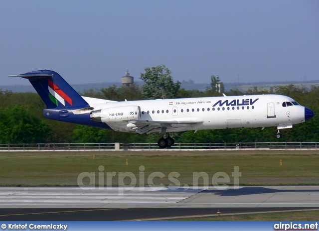 HA-LMB, Fokker 70, MALEV Hungarian Airlines