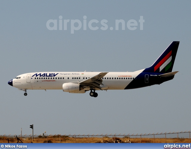 HA-LOM, Boeing 737-800, MALEV Hungarian Airlines