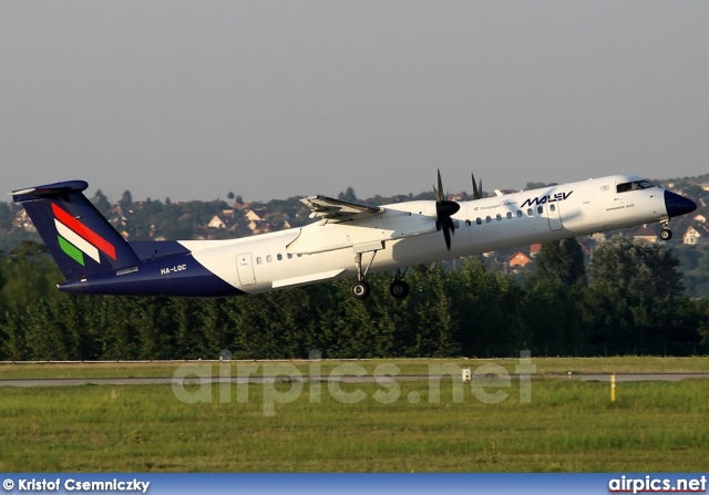 HA-LQC, De Havilland Canada DHC-8-400Q Dash 8, MALEV Hungarian Airlines