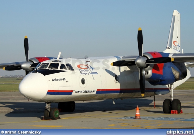 HA-TCN, Antonov An-26, CityLine Hungary